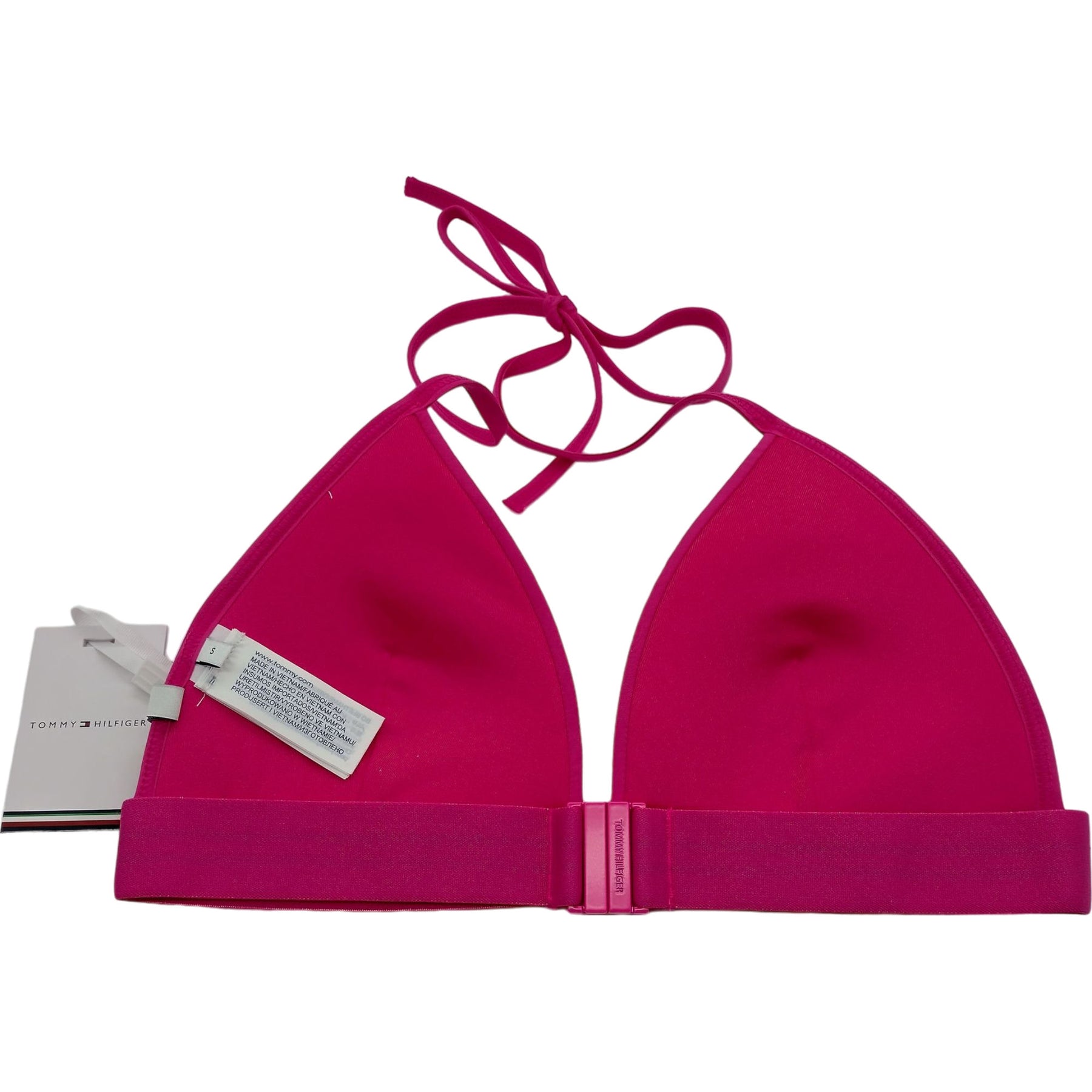 Tommy Hilfiger Pink Triangle Bikini Top