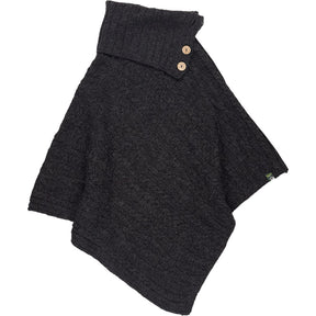 Glencroft Charcoal Wool Poncho