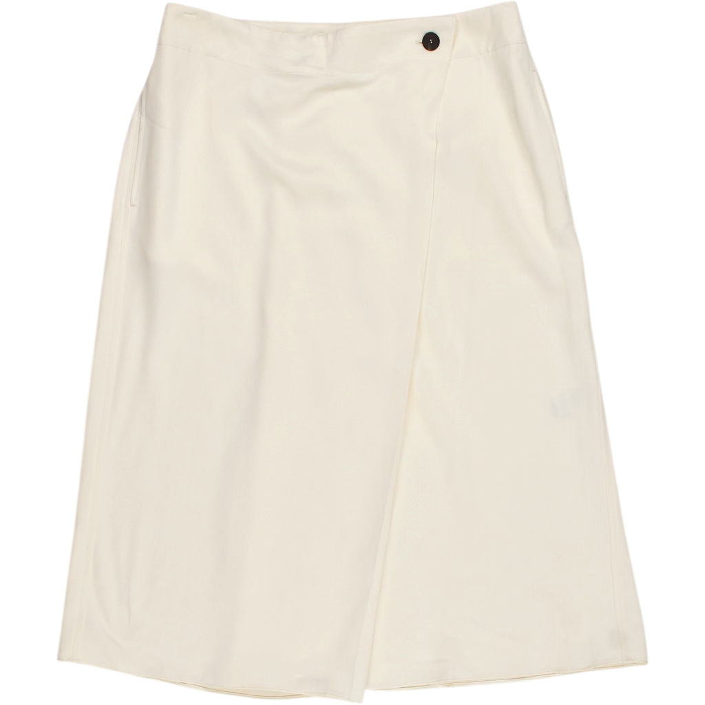Studio Nicholson Parchment Gutan Crepe Satin Skirt