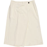 Studio Nicholson Parchment Gutan Crepe Satin Skirt