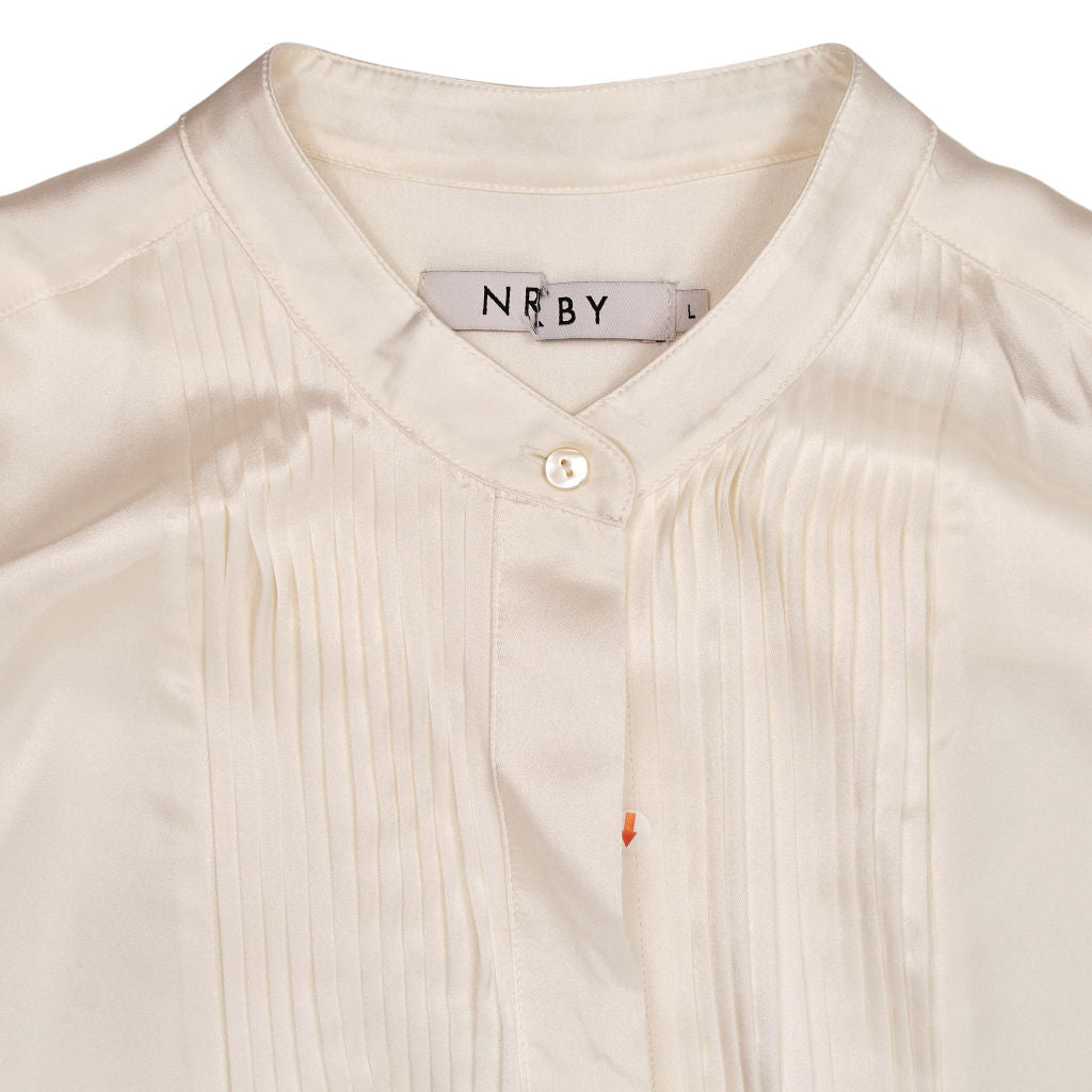 NRBY Ivory Silk Blouse