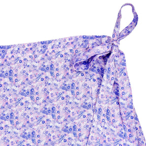 Omnes Purple Floral Midi Skirt