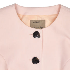 River Island Pink Collarless Jacket