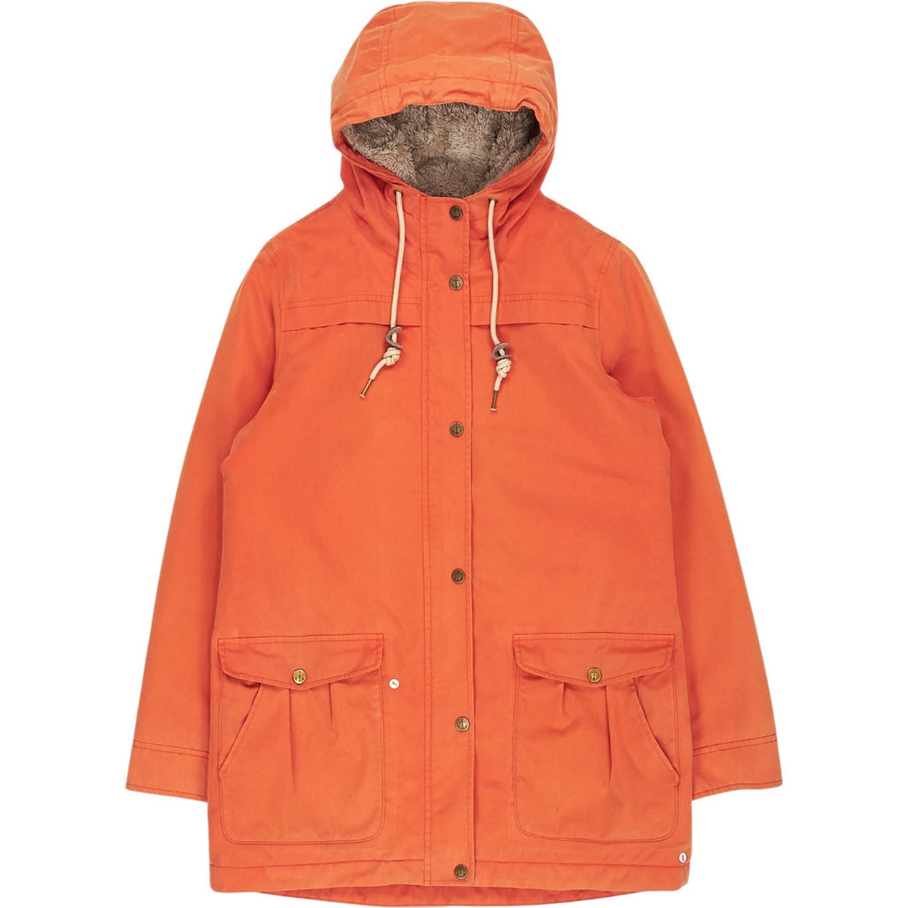 Seasalt Orange Hooded Raincoat