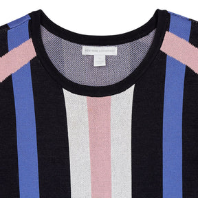 New York & Company Multicolour Striped Dress