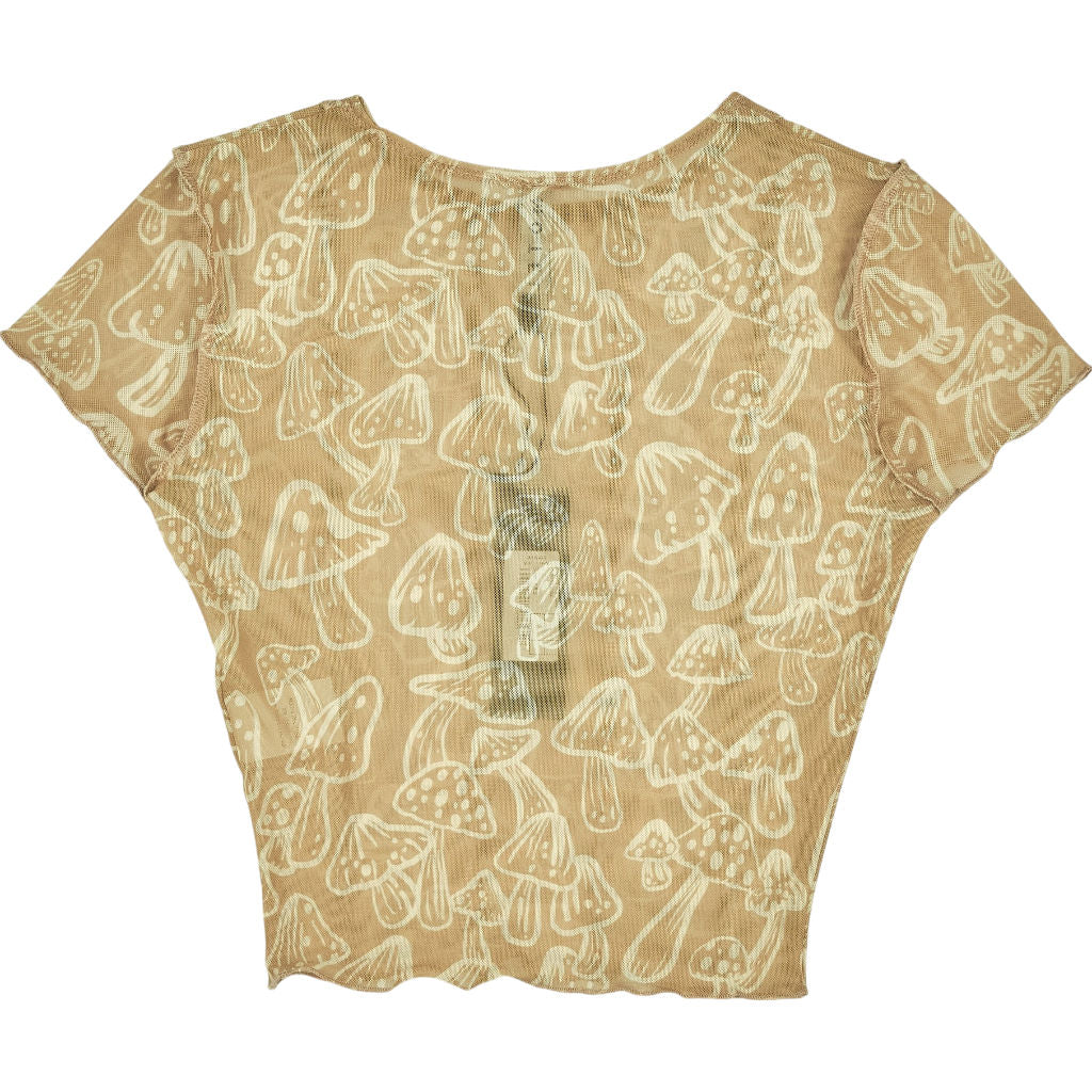 Motel Tan Mushroom Linara Top