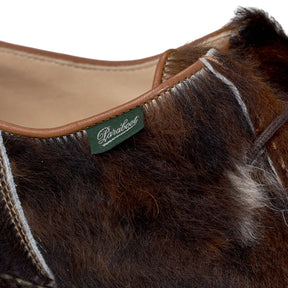 Paraboot Brown Fur Slip-On Shoes