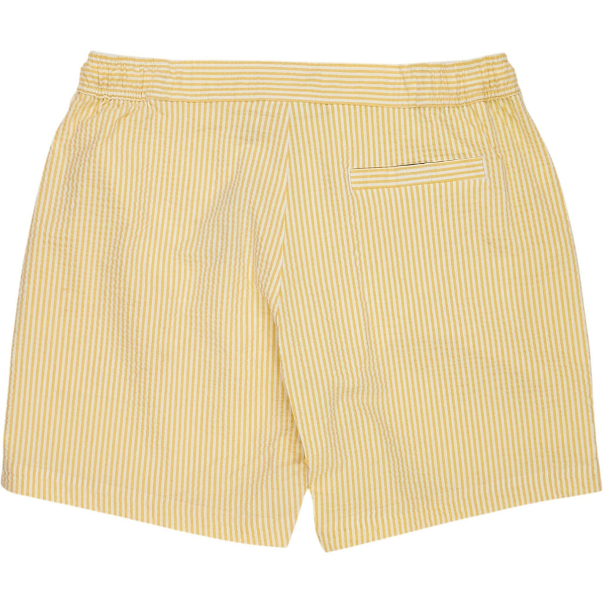 Mr Marvis Yellow Striped Swim Shorts