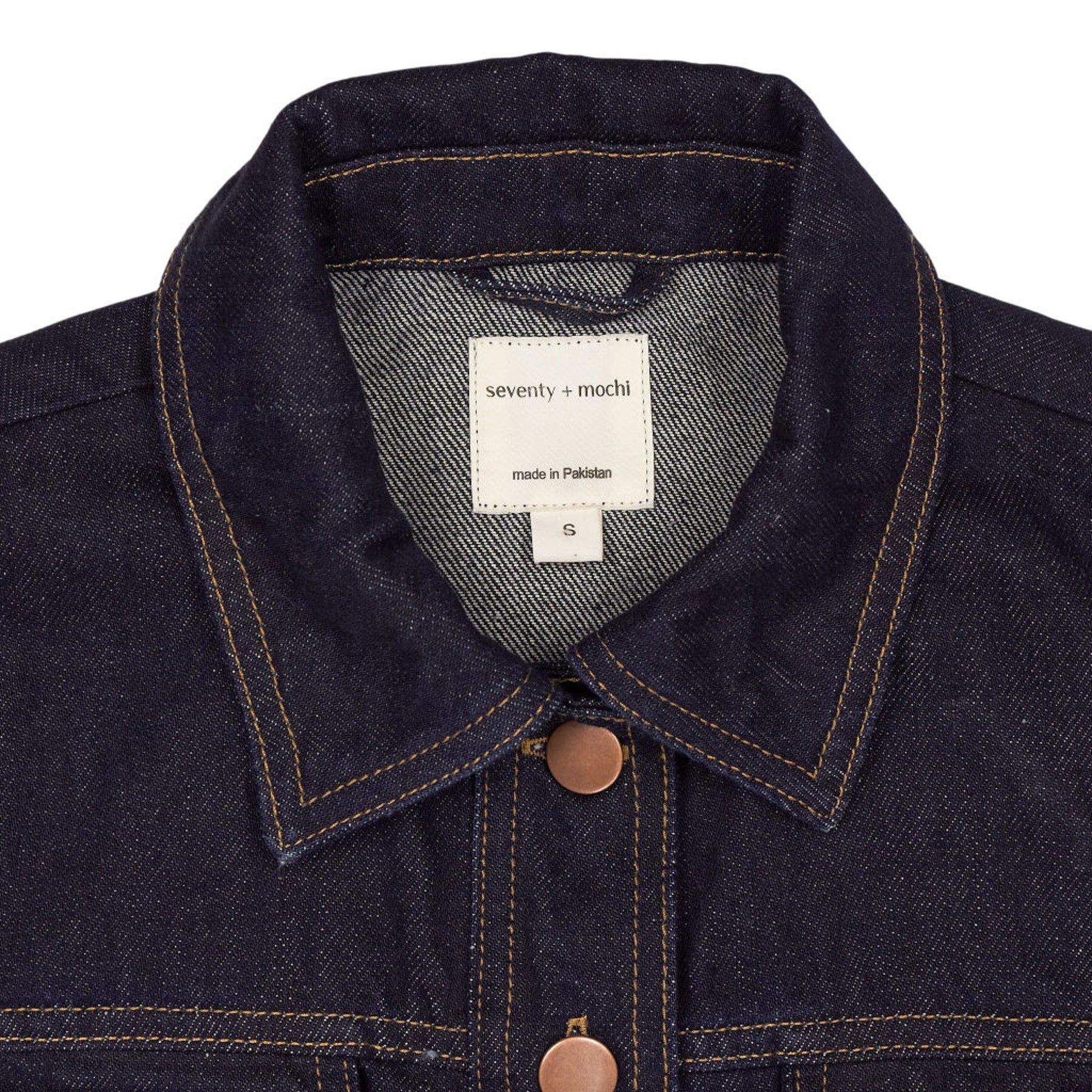 seventy + mochi Blue Denim Sleeveless Dress