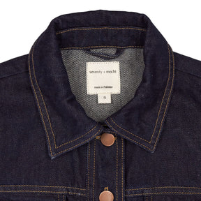 seventy + mochi Blue Denim Sleeveless Dress