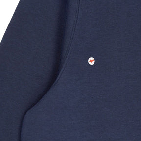 Lyle & Scott Navy Fleece Lined Quarter Zip Sweatshirt