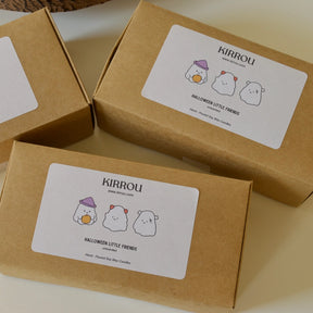Set of 3 Halloween Ghost Soy Candles