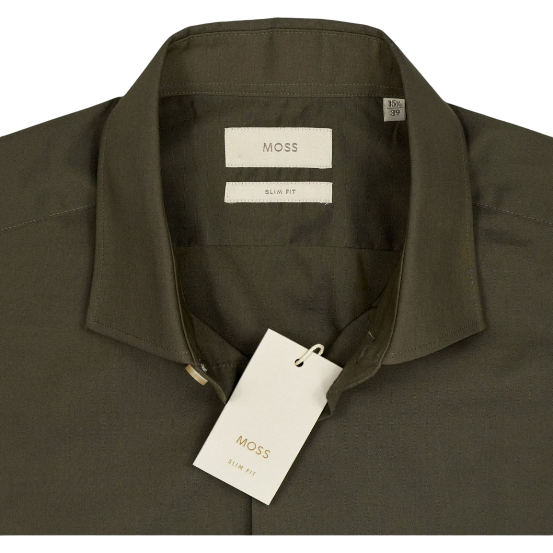 Moss Green Slim Fit Shirt