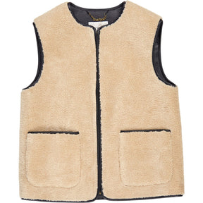 WYSE Ecru Willow Borg Gilet