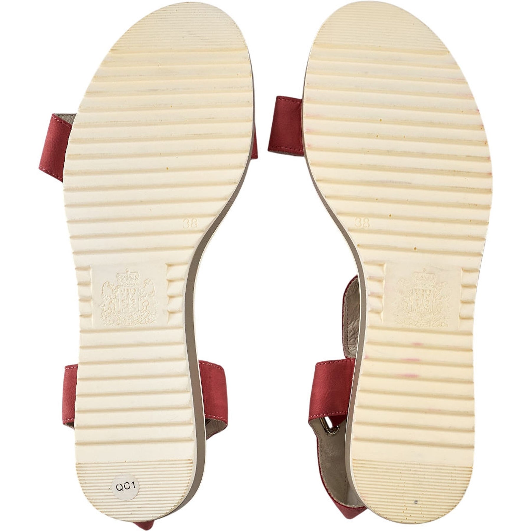 Keddo Red Sandals Leather Strap UK 6