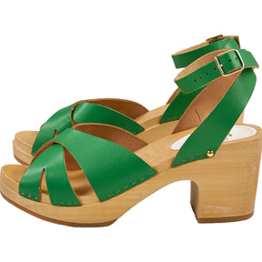 YouyouGreen Leather Sandals