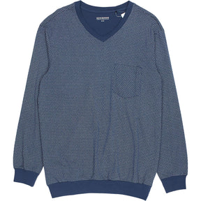 Schiesser Blue Comfort Fit Pajama Set
