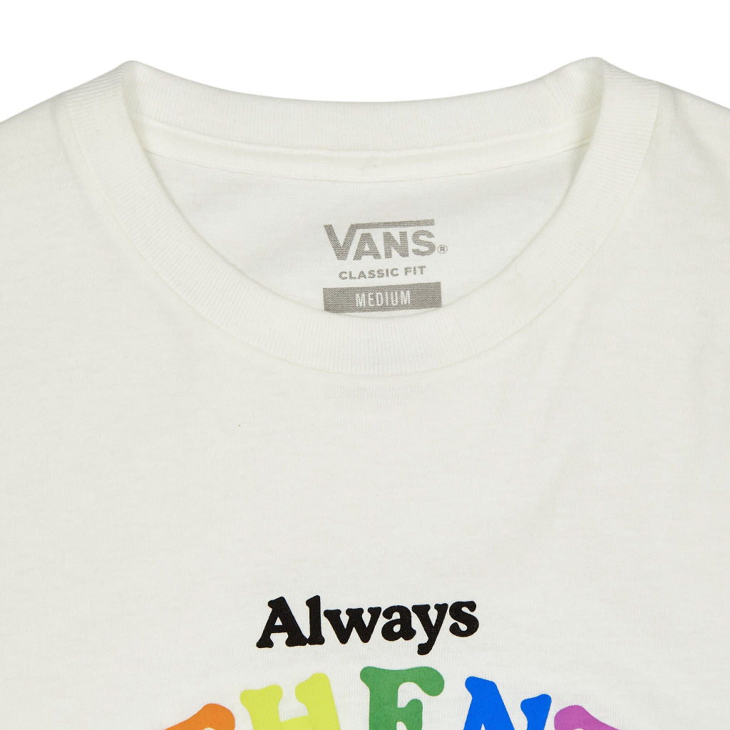 Vans White Classic Fit Pride T-Shirt