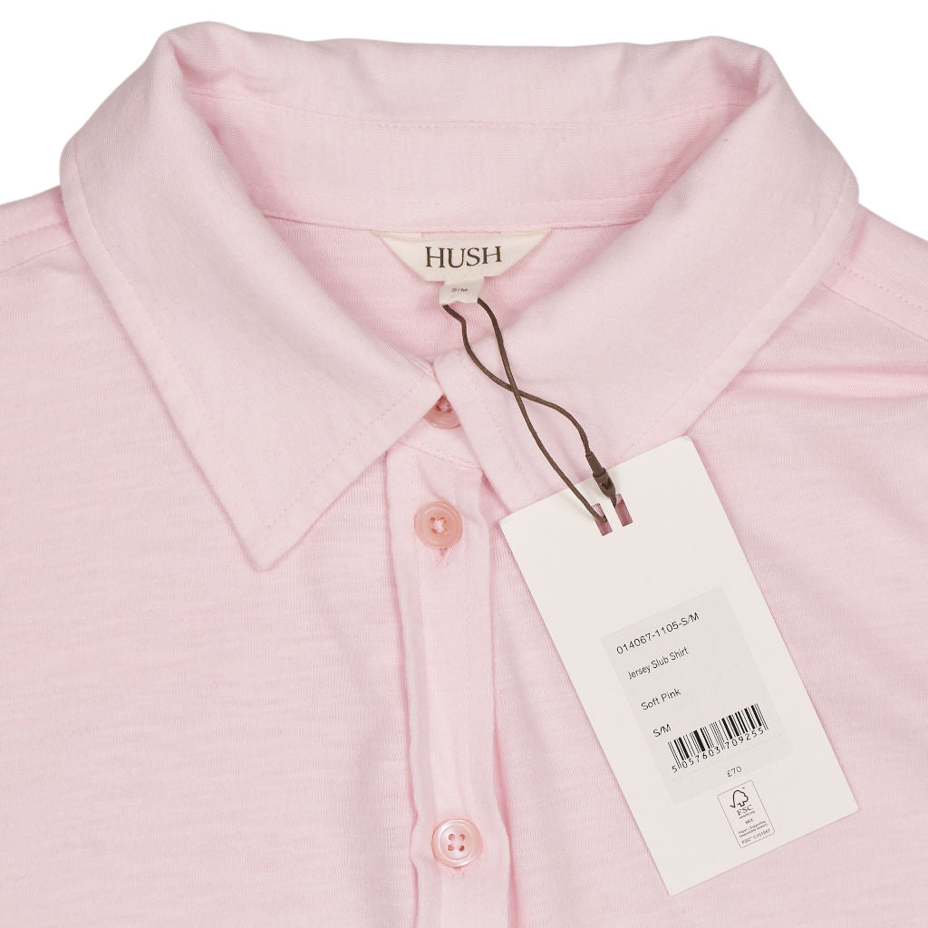 Hush Pink Jersey Slub Shirt