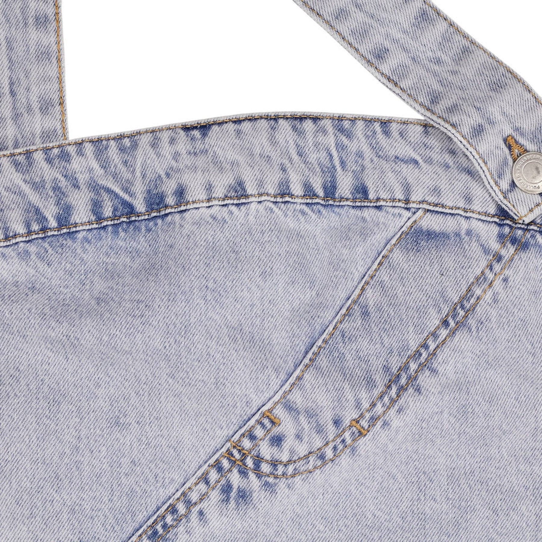 Pull & Bear Light Blue Denim Top