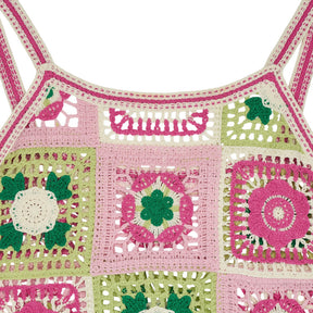 Jovonna Multicolour Crochet Dress