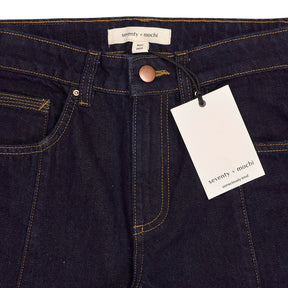 Seventy + Mochi Blue Stevie Turn Up Jeans