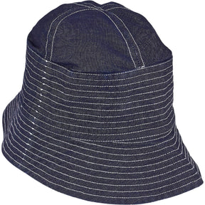 Drakes Blue Denim Bucket Hat
