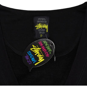 Stussy Black Long Sleeve Cardigan