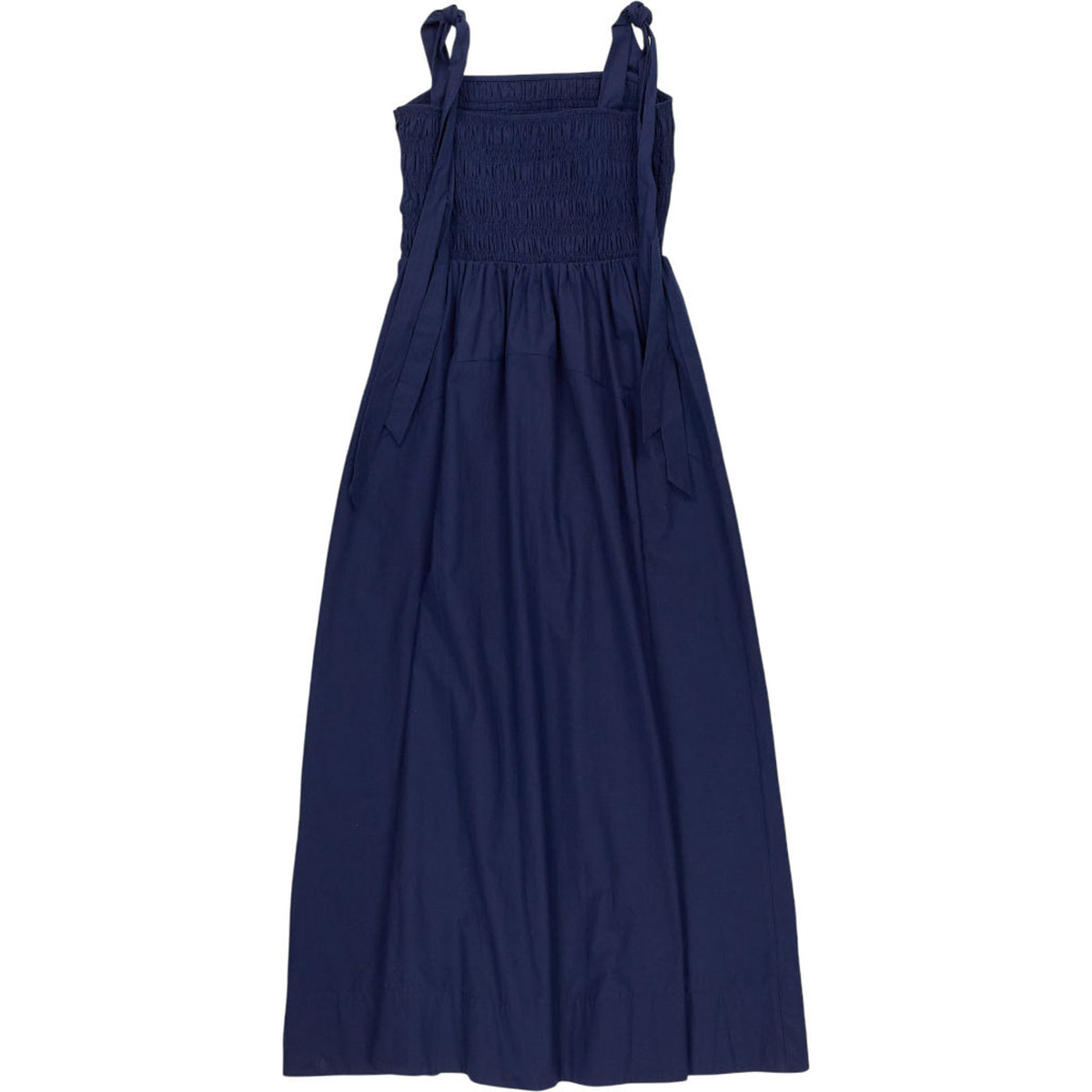 OMNES Blue Dixie Cotton Poplin Dress