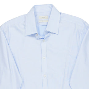 Moss Blue Slim Fit Shirt 15½