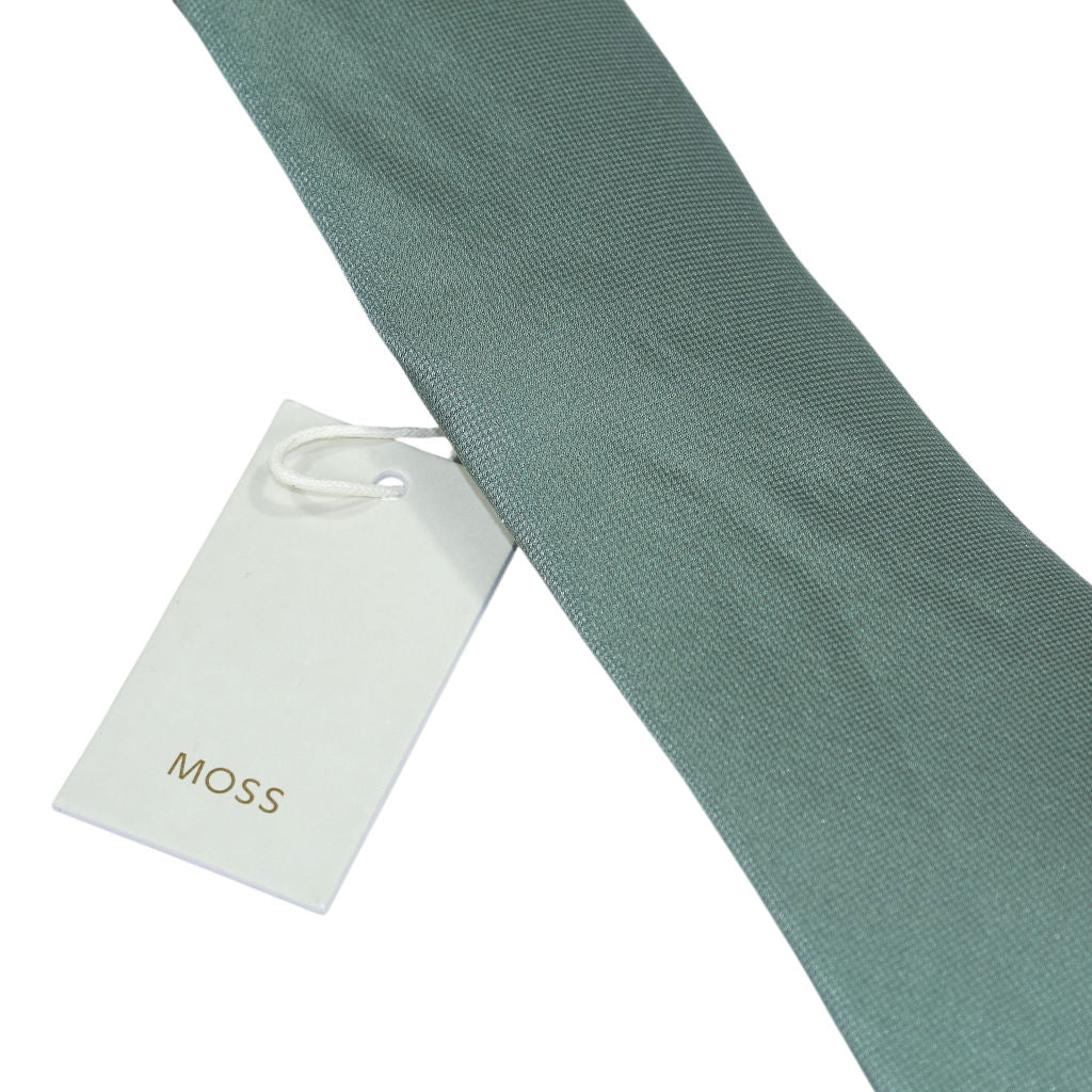 Moss Green Patterned Silk Tie Bundle x 3