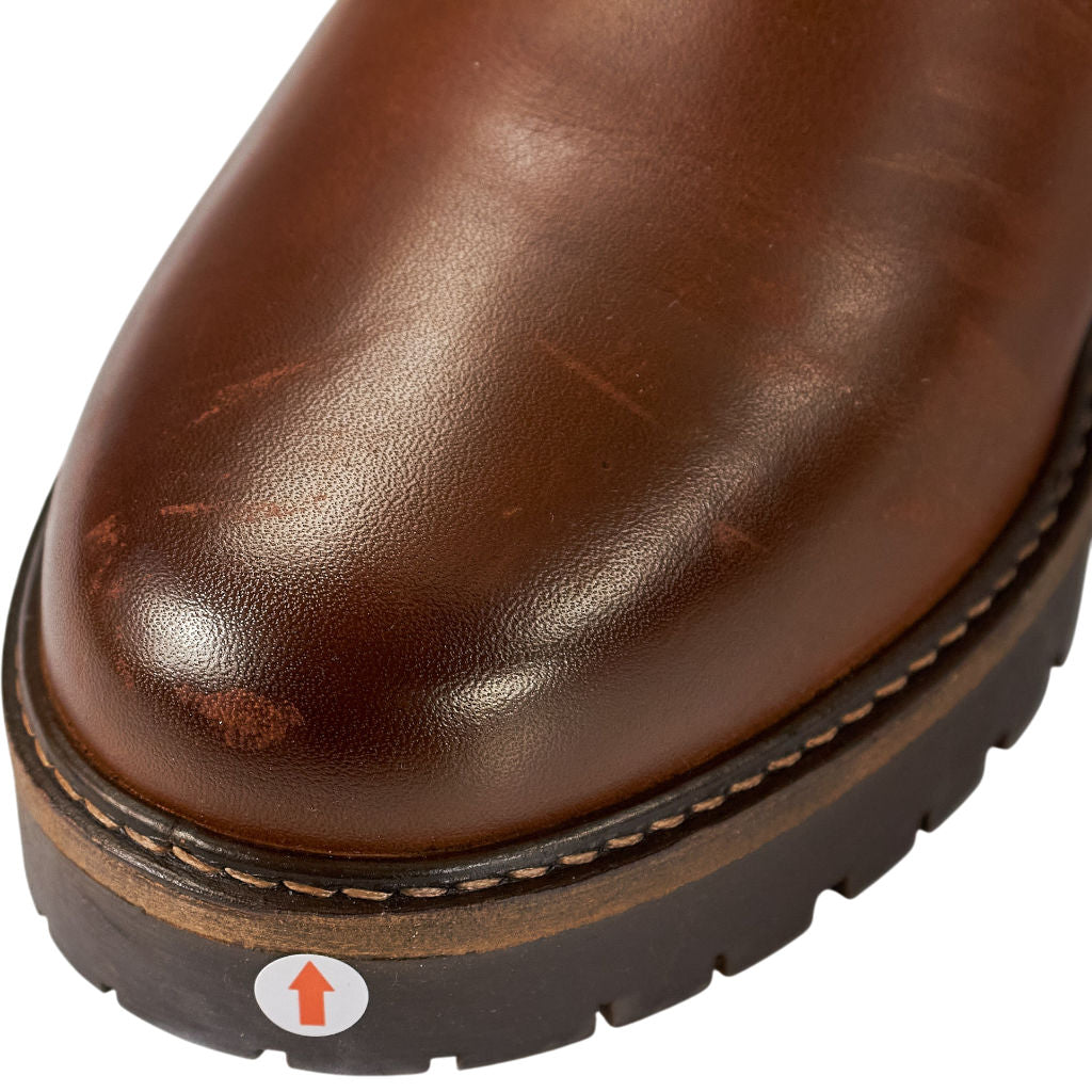Barbour Brown Leather Ankle Boots