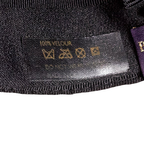 Philip Treacy Brown Velour Hat O/S