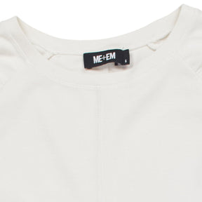ME+EM Cream Long Sleeve Top