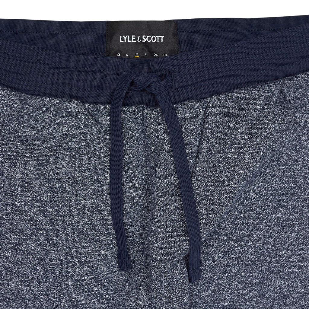 Lyle & Scott Navy Contrast Marl Joggers