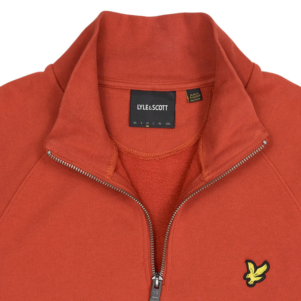Lyle & Scott Red 1/4 Zip Sweatshirt