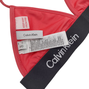Calvin Klein Pink Swim Bikini Top