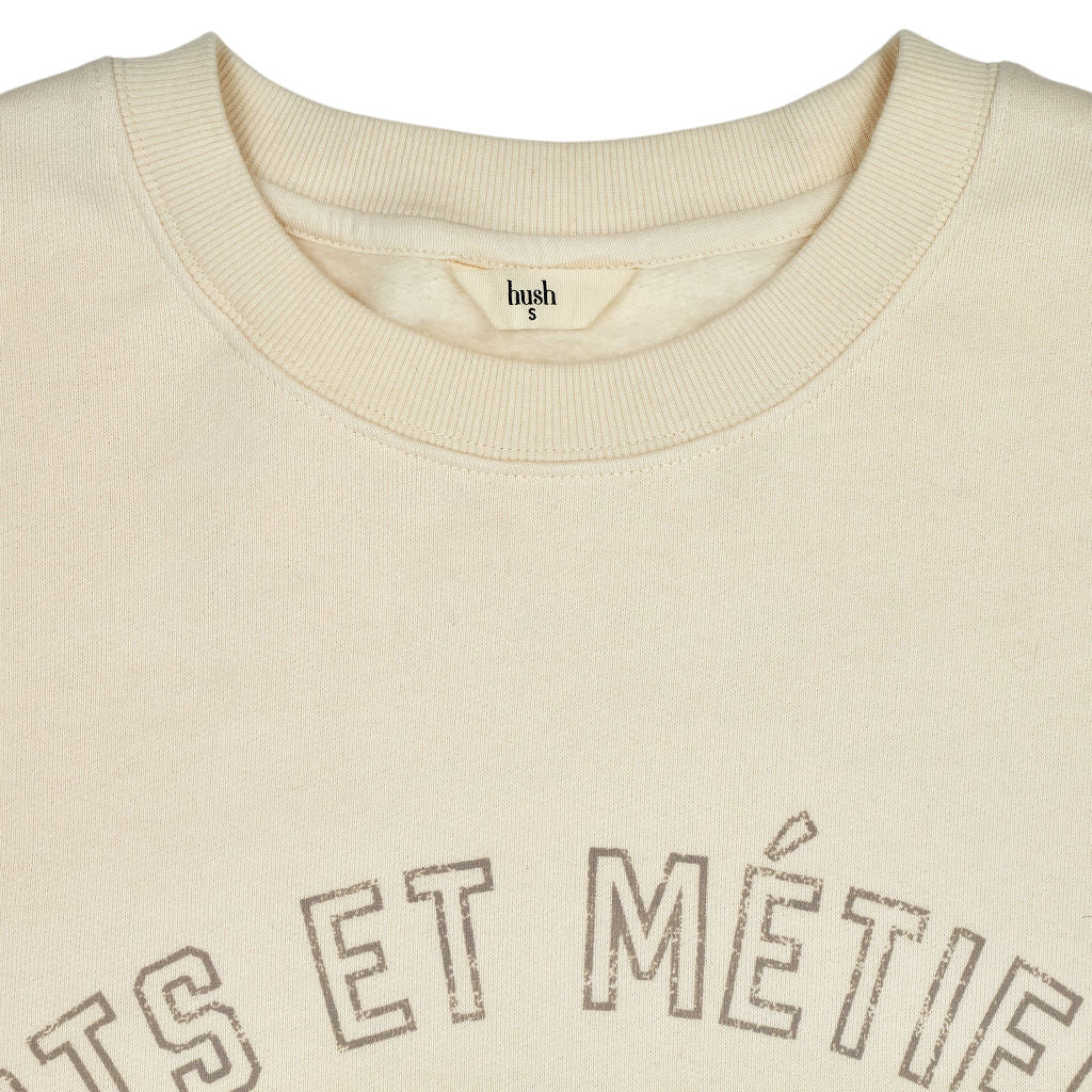 Hush Cream Arts Et Métiers Sweatshirt