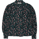 Baukjen Green Pink Patterned Blouse