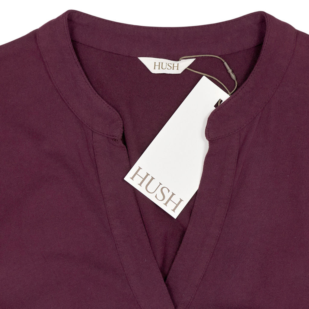 Hush Maroon Kendall Jersey Playsuit