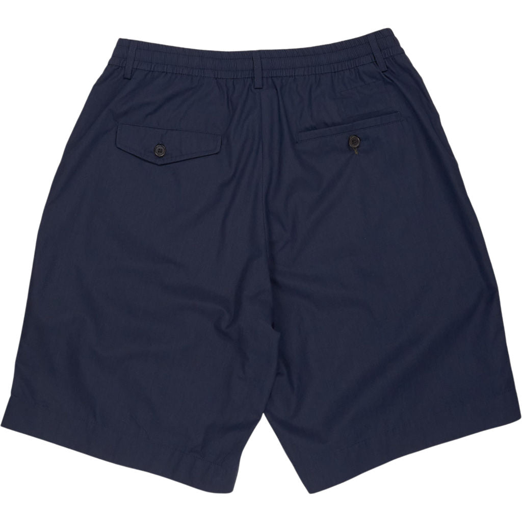 Universal Works Navy Recycled Polyester Shorts