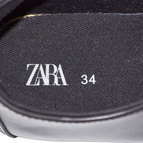 Zara Boys Black Lace-Up Shoes