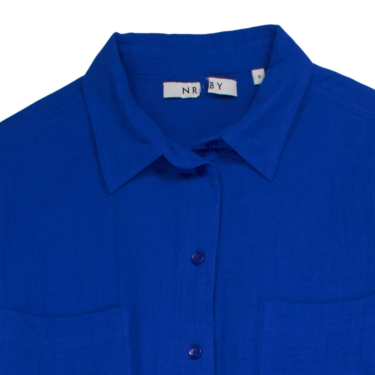NRBY Blue Long Shirt Dress