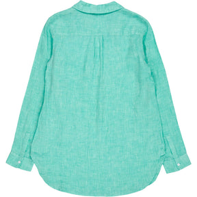 NRBY Green Linen Blouse