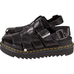 Dr Martens Black Leather Sandals UK 7