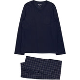 Schiesser Navy Organic Cotton Pajamas