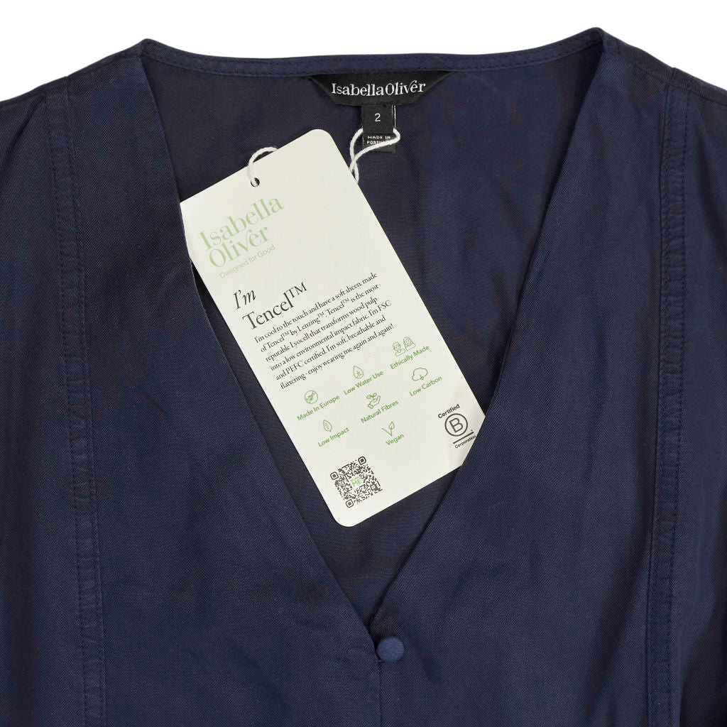 Isabella Oliver Navy Marta Maternity Dress