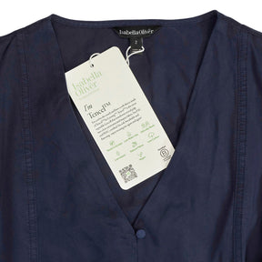Isabella Oliver Navy Marta Maternity Dress