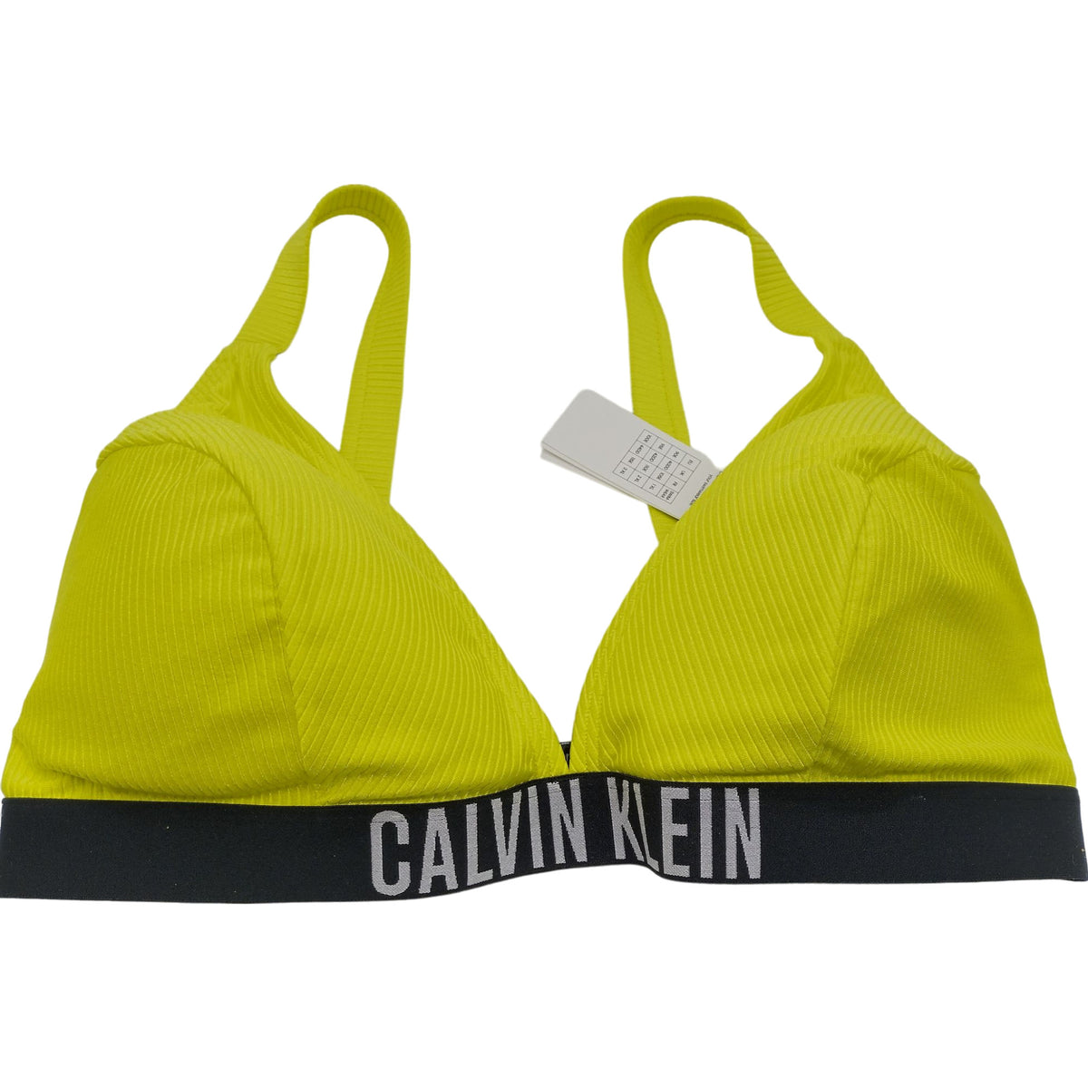 Calvin Klein Yellow Lemonade Bikini Top