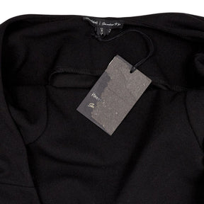 River Island Black Long Sleeve Ruffle Dress